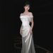 Elegant French Style Bridal Gown off the Shoulder Toast Dress Engagement Evening Banquet Women's Party Wear_ecoleips.com