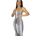 Plus Size Women's Tie Dye Off Shoulder Dress Spring Summer Colorful Strapless Elegant Stylish_ecoleips.com
