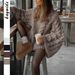 Diyun European And American Casual Vacation Woolen Long Sleeve Coat Sweater Women's Fashion 2025 Autumn_ecoleips.com