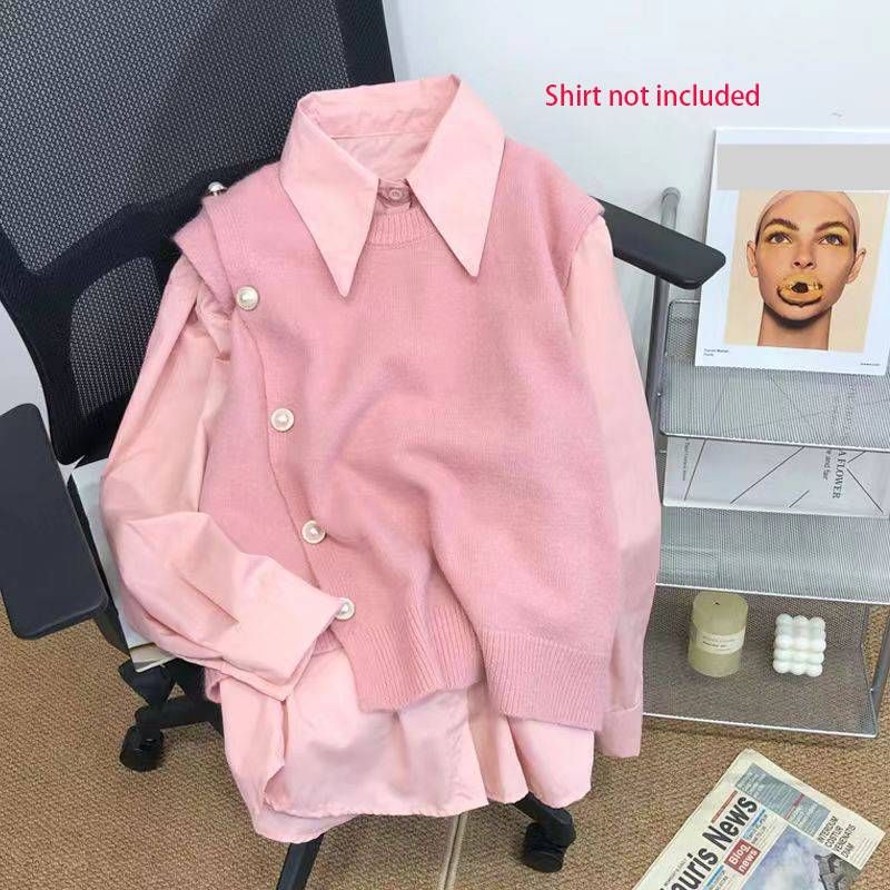 Women's Clothing Loose Suit Sweater Women 2024 Spring And Autumn New High End Vest All Match Candy Color Waistcoat Women's Trend_ecoleips.com