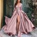 Women's Clothing Hot Stamping Big Swing Sexy Long Skirt Tail Banquet Evening Dress Jumpsuit_ecoleips.com