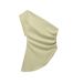 Women's Asymmetrical Vest Top One Shoulder European American Style Summer Clothing with Pleats_ecoleips.com