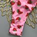 Strawberry Print Two Piece Swimsuit Bikini Set - Triangle Thong Design Regular Size Polyester Nylon Sexy Vacation Style_ecoleips.com
