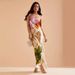 Women's Clothing Spring And Summer New Oblique Shoulder Positioning Printed Dress INS Casual Holiday Loose Dress_ecoleips.com