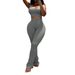 Yoga Flared Pants Women's Tummy Control Quick Drying Running Casual Tank Top Leggings Sports Set Style Hip Lifting_ecoleips.com