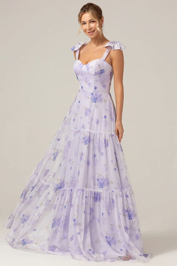 New Arrival French Retro Floral Print Dress Casual High Waist Round Neck Flower Printed Dress For Daily_ecoleips.com
