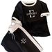 Women's Clothing Women's Color Block Design Comfortable Casual Suit Set Letter Print Summer Fashion For Formal & Casual For Women_ecoleips.com