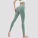Women's Clothing Yoga Pants High Waist Hip-lifting No T-line Fitness Pants Antibacterial Naked Peach Sports Tights_ecoleips.com