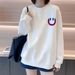 FW25 Matching Couple Cotton Crew Neck Sweatshirt - His & Hers_ecoleips.com
