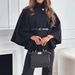 Elegant Belted Cape Coat – Wrinkle-Resistant Wool-Like Trench With Flared Sleeves For Women (S-XXL, 4 Neutral Tones, Office To Weekend Wear)_ecoleips.com