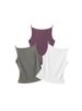 Women's Solid Colour Camisole Top Slim Fit Sexy Sleeveless Cotton Summer Vest_ecoleips.com