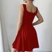 Women's ClothingCasual Square Neckline Solid Color Sleeveless Mini Dress European And American Solid Color Corset Women's Dress Cross Border Hot Sale_ecoleips.com