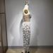 Women's Clothing Feather Rhinestone Beading Sexy Perspective High Slit Tube Top Dress Birthday Party Banquet Dress_ecoleips.com