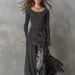 Women's Clothing Women's Long Sleeved Printed Maxi Dress Fashion Casual Elegant Gown For Formal & Casual For Women_ecoleips.com