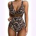 High Waisted One Piece Swimsuit For Women Sexy Tight Fitting Hollow Out Swimwear_ecoleips.com