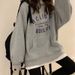 Lightweight Hooded Sweatshirt Women, Autumn 2024 New Style, Loose-fitting Korean Version, Trendy Hoodie, Available For_ecoleips.com