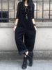 ZANZEA Autumn Rompers Solid Wide Leg Playsuits Women Casual Straps Suspender Overalls Vintage Corduroy Jumpsuits Overszie 2025_ecoleips.com