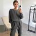Premium Casual Long Sleeve Two-Piece Set - Streetwear Loungewear For Men & Women | Comfortable Cotton Blend | Spring Fashion | S/M/L/XL_ecoleips.com