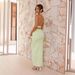 2026 Summer New European American Sexy Style Solid Color Halter Top And Bodycon Skirt Slim Fit Long Dress Fashion_ecoleips.com