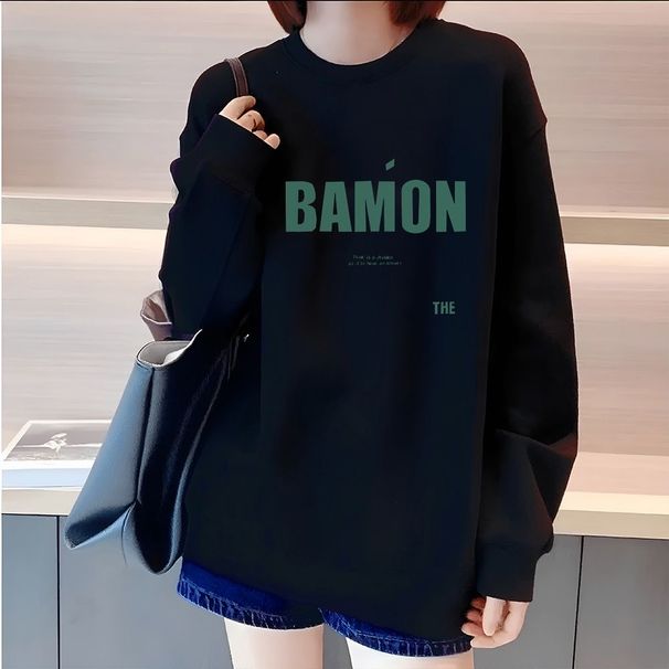 FW25 Matching Couple Cotton Crew Neck Sweatshirt - His & Hers_ecoleips.com