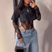 Women's Clothing Lace Jumpsuit Unique Round Neck Niche Design T Shirt Top Two Piece Set Summer Women's Clothing For Formal & Casual_ecoleips.com