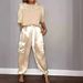 Women's Solid Color Satin Smooth Top Two Piece Set Three Quarter Sleeve Autumn Spring Collection_ecoleips.com