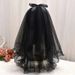 Elegant Pearl-Trimmed Black Veil For Photography, Halloween, And Bridal Styling – Multi-Layered Design With Soft Tulle Fabric_ecoleips.com