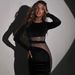 Women's Clothing Winter Arrivals Sexy Mature Suede Mesh Beaded Irregular Hollow Perspective Slim One Step Dress_ecoleips.com