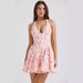 Women's Clothing Sweet Pastoral Style Mini Dress Halter Neck Backless Sexy Spring Summer New Arrivals_ecoleips.com