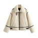Women's Lamb Wool Coat , Motorcycle Fur All-in-one Motorcycle Thickened Jacket For Women_ecoleips.com