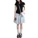Stunning Early Summer Outfit: Korean-style College-inspired Polka Dot Lace Short-sleeve T-shirt For Women With A Unique_ecoleips.com