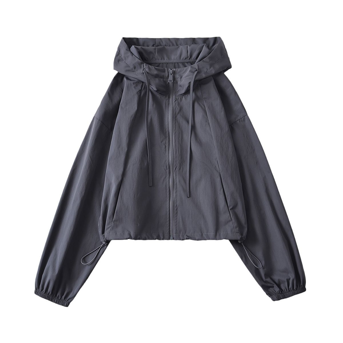 Women's Clothing Casual Drawstring Jacket Autumn Style Hot Girl Loose Hooded Sports Long Sleeved Top_ecoleips.com