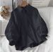 Women's Clothing Summer And Autumn Women's Clothing New Bubble Women's Winter Design Sense Niche Early Spring Clothes Small Tops_ecoleips.com