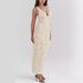 Women's Clothing Spring And Summer New Suspender Slit Dress INS Casual Loose Holiday Women's Dress_ecoleips.com