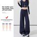 Women's Low-Waisted Loose Flow Casual Pants Spring/Summer 2026 Wide Leg Yoga Sports Sweatpants_ecoleips.com