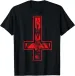 Women's T-Shirts Baphomet Inverted Cross Occult Satanism Hail Satan T-Shirt_ecoleips.com