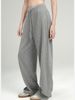 K Yoga Pants Straight-leg Fitness Workout Pants Lazy Relaxed Fit Loose Outerwear Casual Trousers_ecoleips.com