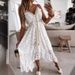 Women's Clothing Summer New European American Style Large Swing Lace Suspenders Solid Color Long Dress For Women_ecoleips.com