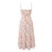 French-style Floral Print Camisole For Women, 2023 Summer New Style, European And American Sexy Strapless Tie-up Slit_ecoleips.com
