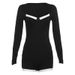 Women's Clothing Autumn And Winter New Sexy Low Cut Fashion Contrast Color Bottoming Knitted Casual Jumpsuit For Women_ecoleips.com