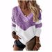 2027 Fashion European-USA Style Knitwear Pullovers Women Acrylic Leopard Print Splicing Long Sleeve Casual Loose Thick Sweater S-3XL_ecoleips.com