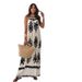 Women's Clothing Positioning Flower Print Suspender Dress_ecoleips.com