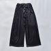 Fashion Middle Waist Wide Leg Sleep Silk Pants Women Spring Fall Baggy Black Trouser Satin Ladies Home Female Pajamas Sleepwear_ecoleips.com