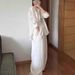 Women's High-end Cotton-linen Casual White Shirt, 2026 Summer-autumn Fashion, Elegant Linen, Sun-protective, With A_ecoleips.com