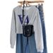 Women's Clothing Large Volume Spring And Autumn Sweatshirt Women's Pullover Letter Printing Short Loose Navel Exposed Round Neck Long Sleeved Tops_ecoleips.com