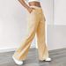 Striped Trousers For Women Casual Versatile Street Style Loose Wide Leg_ecoleips.com