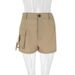 AC838 European And American Foreign Trade Cross-border New Model 2025 Casual Women's High-waisted Buttoned Street_ecoleips.com