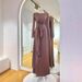 Luxury High-Waist Pleated Maxi Dress – Elegant Long-Sleeve Formal Gown With Adjustable Belt (Peacock Green, Blush Pink, Olive)_ecoleips.com