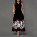 2024 Sleeveless Women's Printed Maxi Bohemian Vintage Long Skirt European And American Style_ecoleips.com