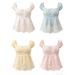 Cross-border Summer New Sweet Y2K Lace Hollow Embroidered French Floral Short-sleeve Fashion Top Women's Vest_ecoleips.com